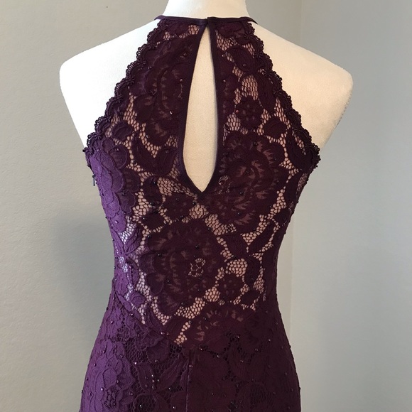 Betsy & Adam - Long formal dress Burgundy color, size 2 Women’s - Picture 6 of 16